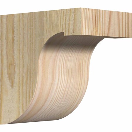 Ekena Millwork Del Monte Rough Sawn Corbel, Douglas Fir, 4"W x 6"D x 6"H COR04X06X06DEL00RDF
